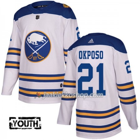 Lapsille NHL Buffalo Sabres Pelipaita Kyle Okposo 21 2018 Winter Classic Adidas Valkoinen Authentic